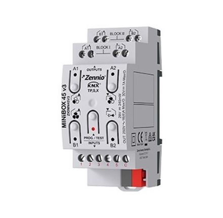Zennio ZIOMN45V3 MINiBOX 45 V3 multifunction actuator