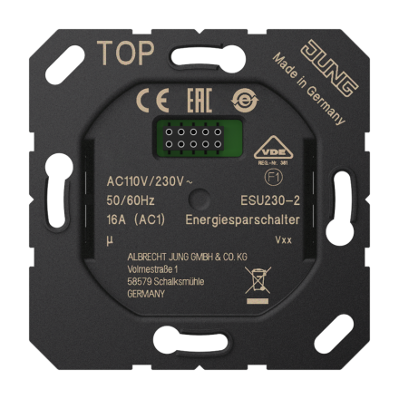 Jung ESU230-2 energy saving switch for hotel card switch RFID