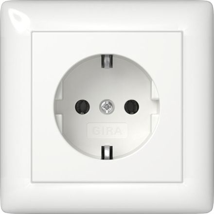 Gira 444003 full plate standard 55 rws socket SCHUKO
