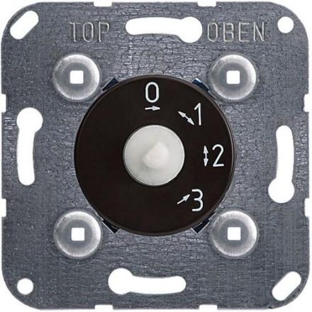 ELSO 121910 3-position switch insert with 0-position screw terminal