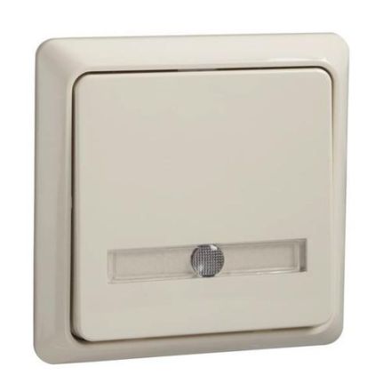 ELSO 506340 button 42V/1A AP flat illuminated. pearl white button
