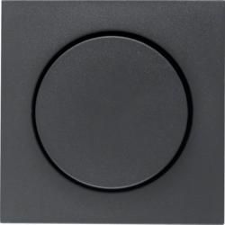 Berker 11371606 Centre piece with control knob for rotary dimmer anthracite, matt Berker B.3/B.7
