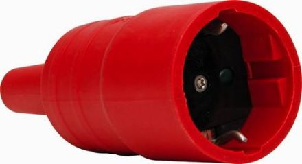 Kopp 180012046 kink protection red SCHUKO coupling