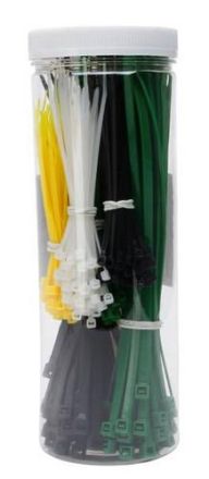 Kopp 324601099 300 pieces various sizes and colors cable tie set