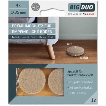 SUKI 3566096 Parquet glazing BIGDUO Ø 35 mm 4 pieces