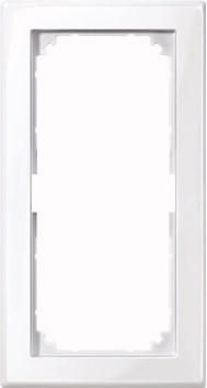 MERTEN 478825 frame 2-way active white glossy M-SMAR