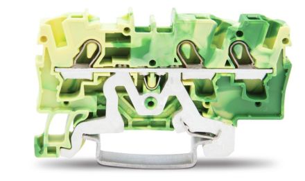 Wago 2004-1307 TOPJOB S 4qmm 3-wire green protective conductor terminal