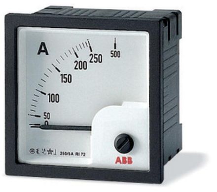 ABB Stotz-Kontakt AMT1-A1-5/72 control cabinet door mounting ammeter, 2CSG312030R4001