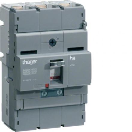 Hager HNB160H circuit breaker x250 3-pole 40kA 160A TM
