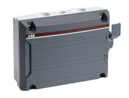 ABB Stotz-Kontakt BW625TPN, load-break switch in housing 6-pole 25A 400V with dark grey handle, 2CMA142406R1000