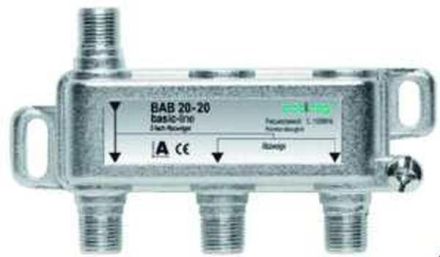 Axing BAB02020 2-way branch, 20 dB, 5...100