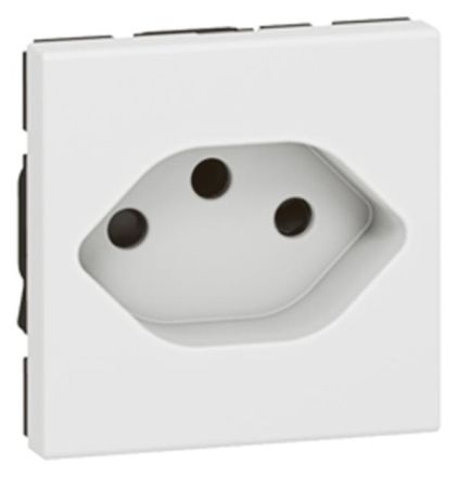 Legrand 077506 socket Switzerland Type13 2-module white, (white)