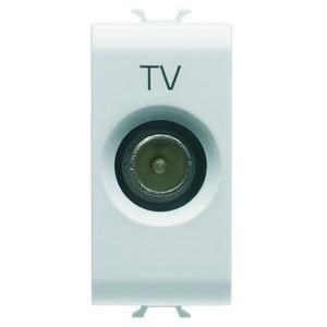 Gewiss GW10362 1M IEC plug attenuation 5dB white TV socket