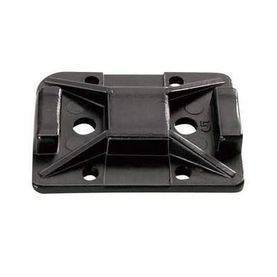 HellermannTyton 151-00356 UB28-B-PA66-BK (100) 28x28mm black adhesive base