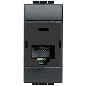 Bticino L4262C6S RJ45 junction box CAT6 STP 110 anthracite