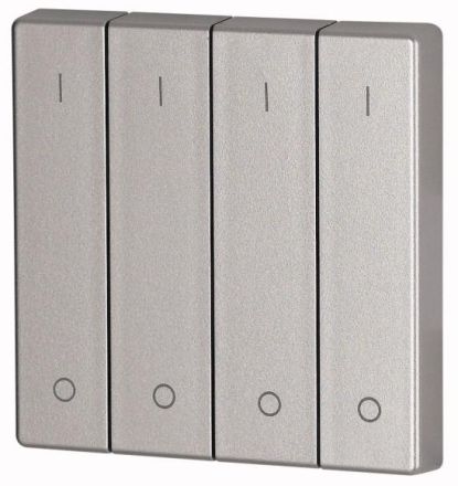 Eaton CWIZ-04/13 rocker switch, 4-way, I/0, silver, 147599