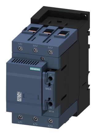 Siemens 3RT2645-1NP35 AC-6b 75kVAr/400V 2NC AC/DC 175-280V S3 capacitor contactor
