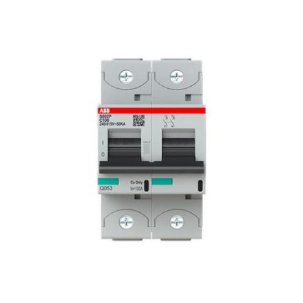 ABB Stotz-Kontakt 2CCG001230R0001 S802P-C100 100A C-Char.2P heavy-duty circuit breaker