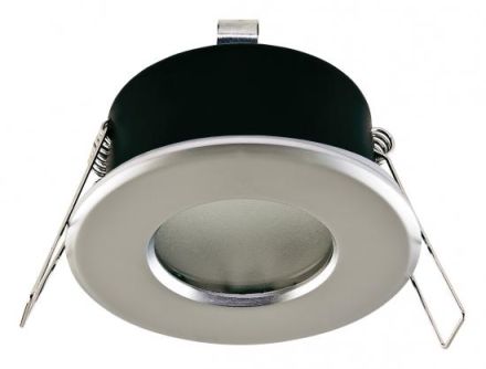 EVN 655014 round chrome matt IP65 GX5,3 max.50W 12VIP65 recessed ceiling spotlight