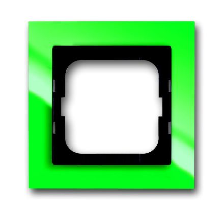 Busch-Jaeger 1721-286 cover frame, 1-way frame green