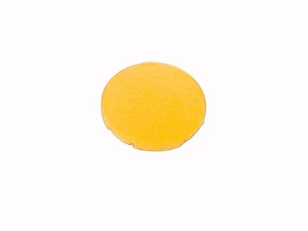 Eaton M22-XD-Y button plate, flat yellow, blank, 216425
