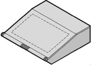 RITTAL 6710500 Top console middle section RAL7035 top closed WHD=600x235x755mm