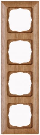 Kopp 306830000 4-way HK02 oak cover frame