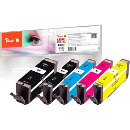 Peach PI100-187 Ink Economy Pack Plus PI100-187