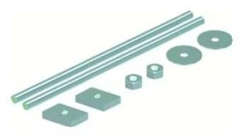 OBO Bettermann ZSE90/M2 mounting set size 2 mounting set, 7215745