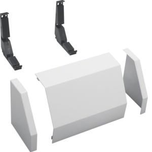 Hager FZ441 cover profile 1 field 300mm pure white