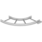 Unex 67607-04 90° grey RAL7035 85x600 R600 U23X flat bend