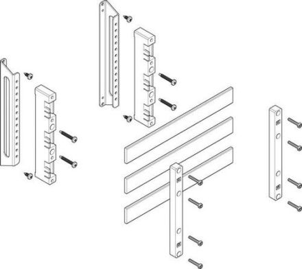 ABN deep 60mm with CU 30x5mm 3-pole 32mm busbar module (MTSC12643)