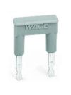 Wago 280-492 2-way insulated grey double division bridge