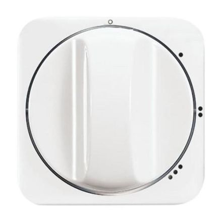 Busch-Jaeger 2542 DR/01-214 central plate, with rotary handle, with print alpine white