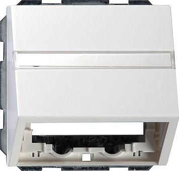 Gira 0870112 Data cover BSF with support ring surface switch pure white