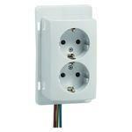 Hochköpper 00495321 H 6602/HAF-N 2-way socket SCHUKO