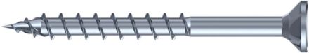 Reisser 029391S221-05004504-1 DNS plus wood construction screw, Flaseko, SIT®, coarse thread TG, SPI tip, ETA, 5.0 x 45, steel, galvanized, blue, 2x sliding, pack of 200