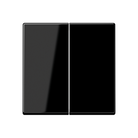 Jung A1702BFSW LB-Management button 2-way, thermoplastic, series A, black