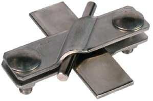 Dehn & Söhne 308329 SV clamp V4A 7-10/7-10mm-Rd 7-10/Fl40mm