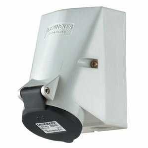 Mennekes 1752 wall socket TwinCONTACT 16A 4-pole 7h 500V IP44
