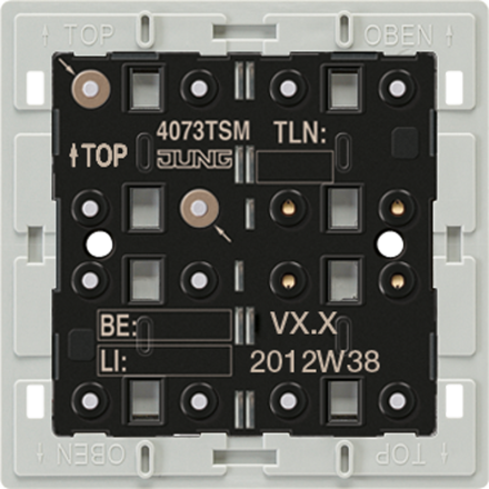 Jung 4073TSM KNX push button module standard, 3-way, standard, F40