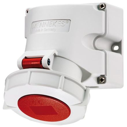 Mennekes 9352 32A3p9h400V IP67 wall socket