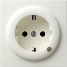 Gira 018240 SCHUKO socket with lighting S-Color pure white
