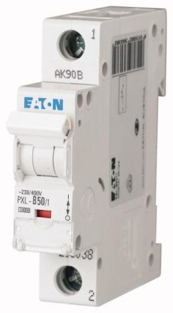 Eaton PXL-C50/1 circuit breaker, 50A, 1p, C-Char , 236064