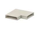 Niedax LFGWC50.150 90° with cover 50x150mm pultruded vertical corner