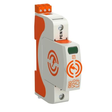 OBO Bettermann 5095538 V20-LCF-1+FS-280 leakage-proof 1-pole + FS 280V SurgeController V20