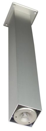 GRIMME AVH87.ED support foot square large 870mm, stainless steel look