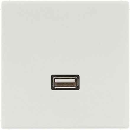 Jung MALS1122LG Multimedia connection system USB 2.0, LS series, light grey