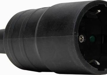 Kopp 180016040 kink protection black SCHUKO coupling