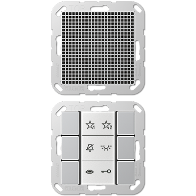Jung SIAIA6AL audio indoor station, series A, aluminium